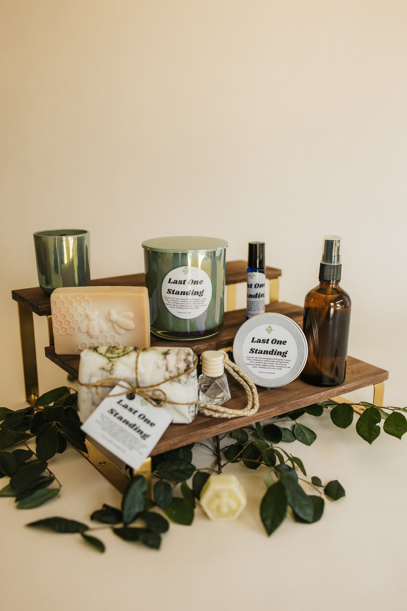 3.5 oz Last One Standing Beeswax Candle