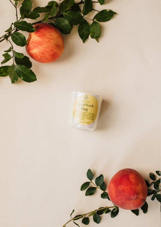 3.5oz Spiced Peach Ring Candle