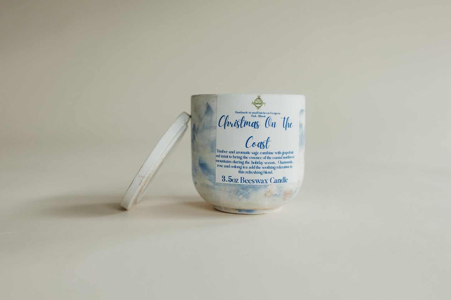 Christmas on the Coast Beeswax Candle