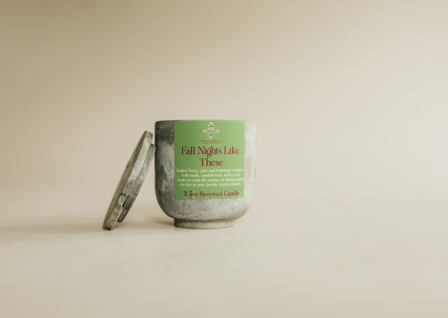 Fall Nights Like These 3.5oz Beeswax Candle