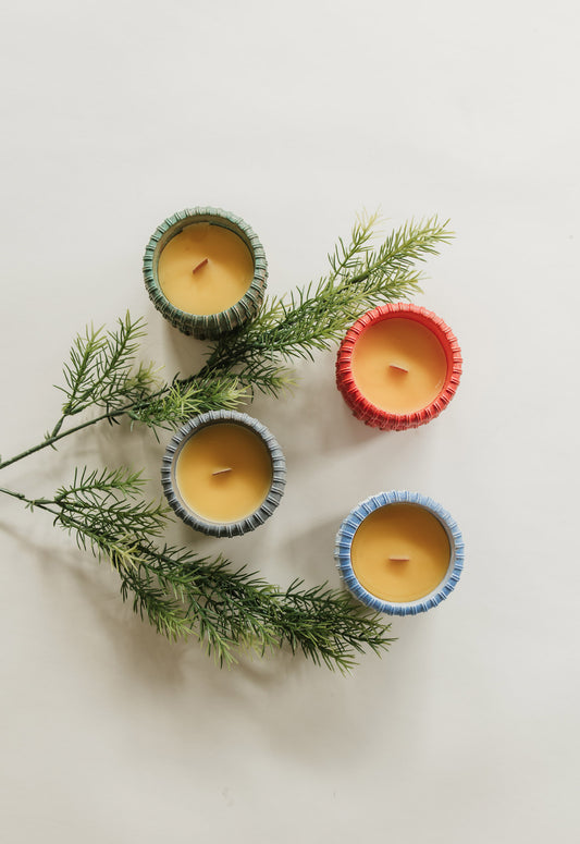 5oz Sweater Vessel Beeswax Candle