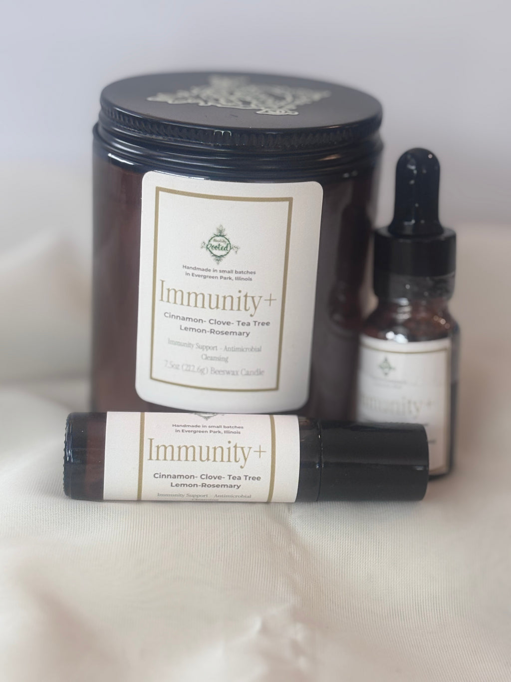 Immunity+ Beeswax Candle for Immune & Seasonal Support