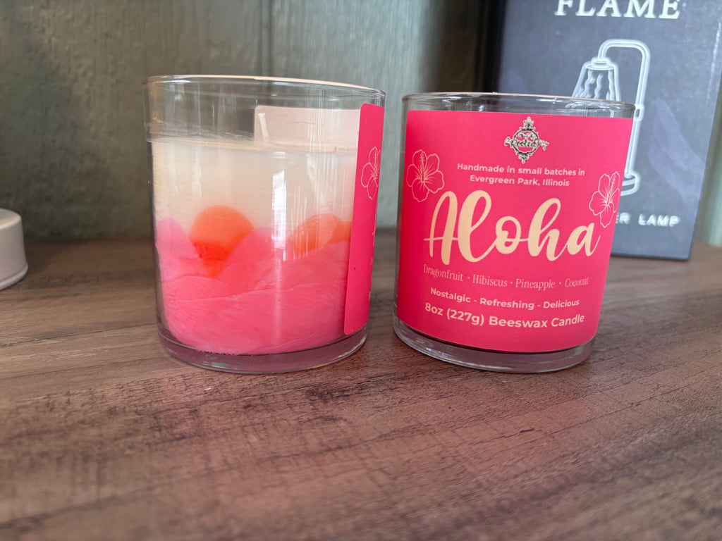 8oz Aloha Beeswax Candle