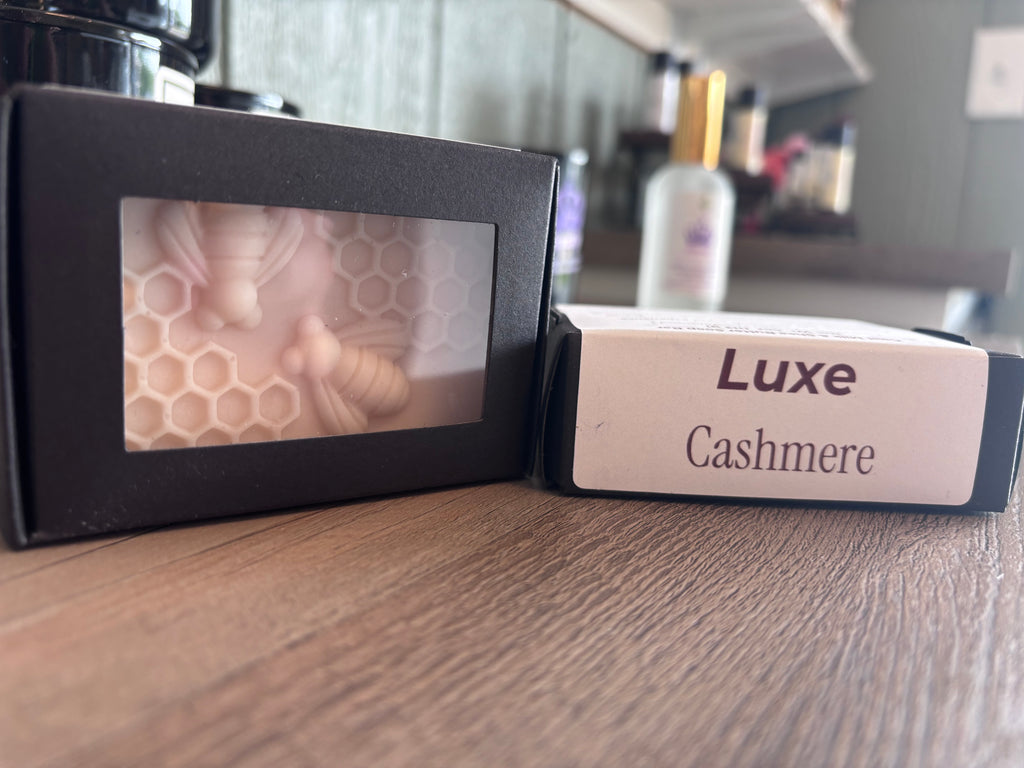 Luxe Cashmere - Goat Milk & Shea Butter Soap - Cashmere, Amber, Cedarwood