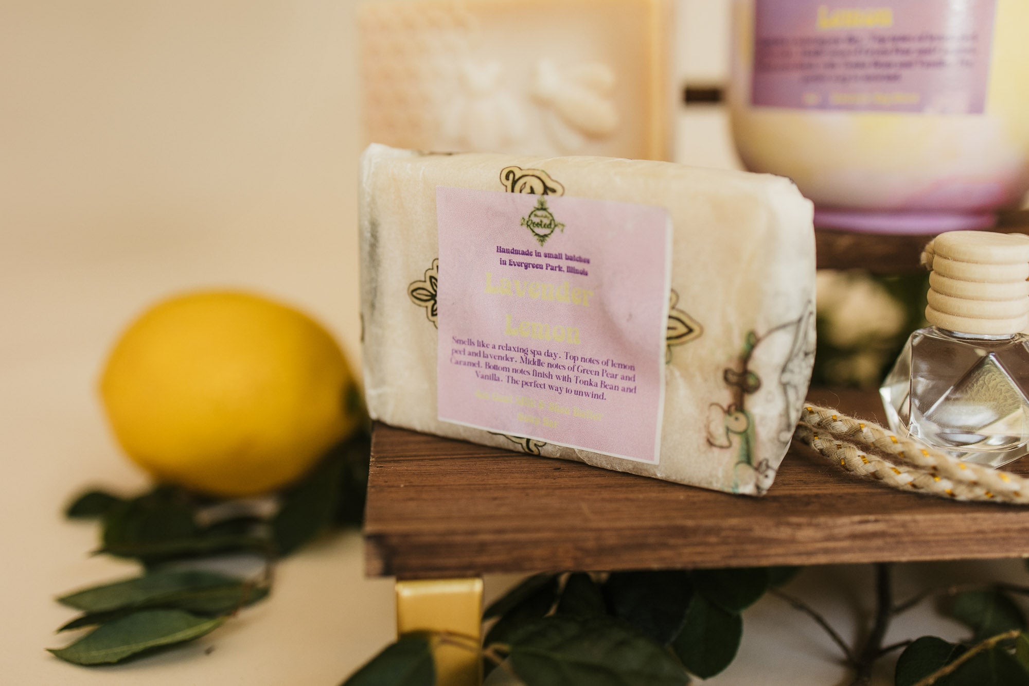 Lavender Lemon Goat Milk & Shea Butter Soap