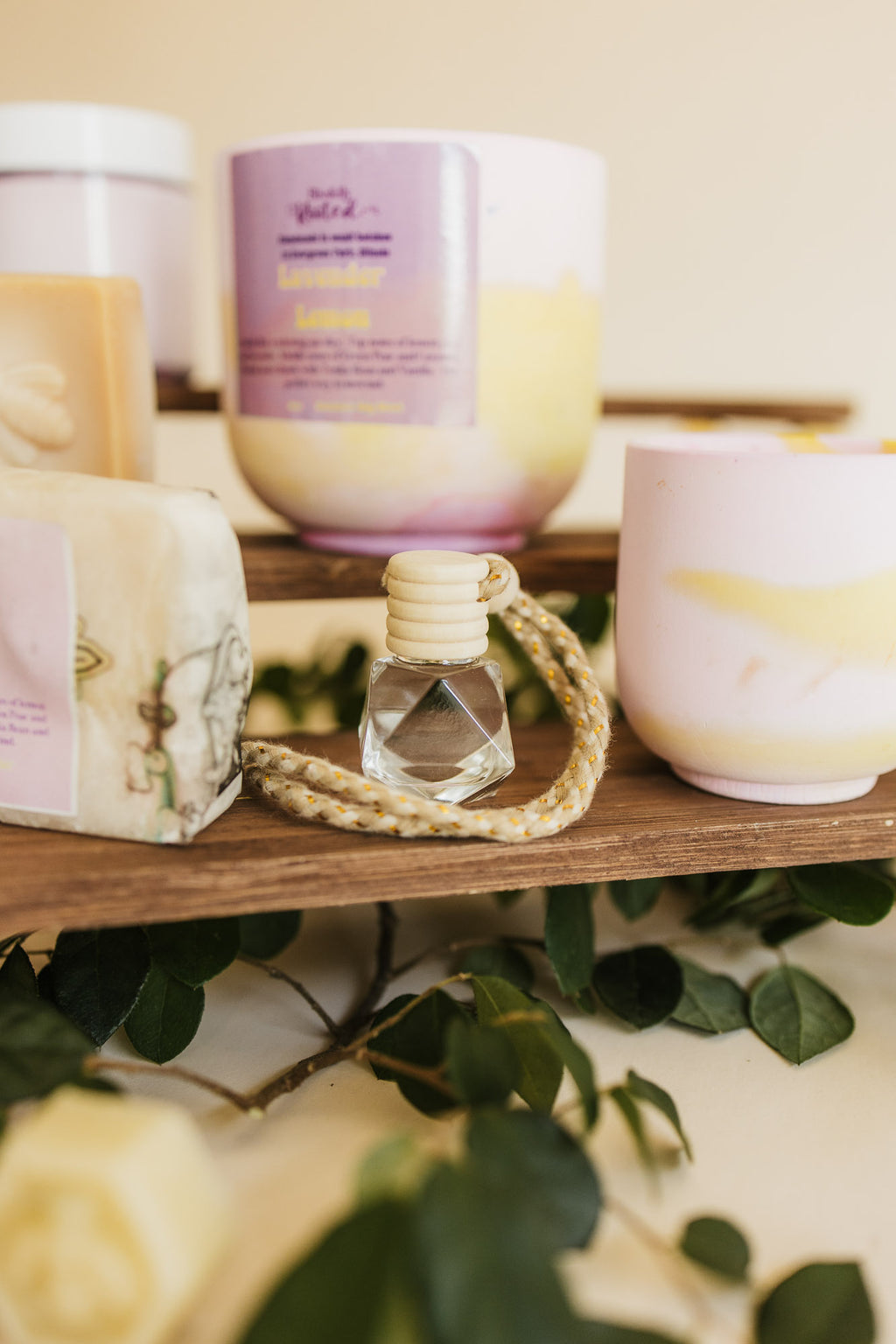 Lemon Lavender Car Freshie