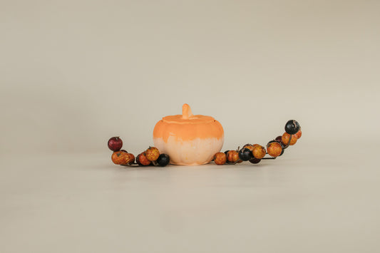Maple Chai & Sweet Cream 5oz Decorative Pumpkin Candle