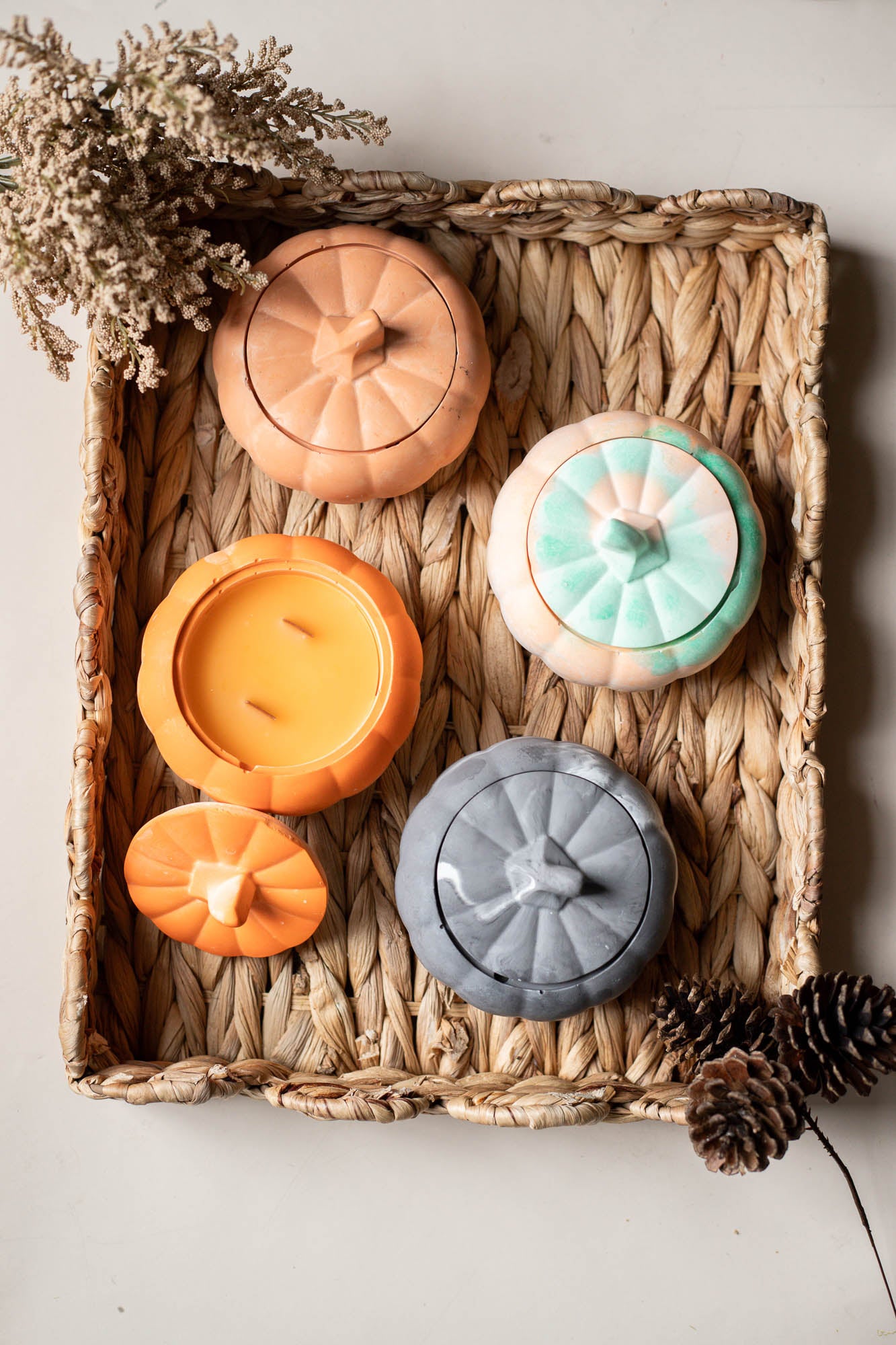 Maple Chai & Sweet Cream 5oz Decorative Pumpkin Candle