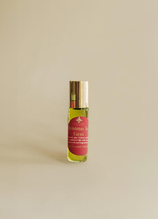 Christmas Tree Coconut Oil Fragrance Roller