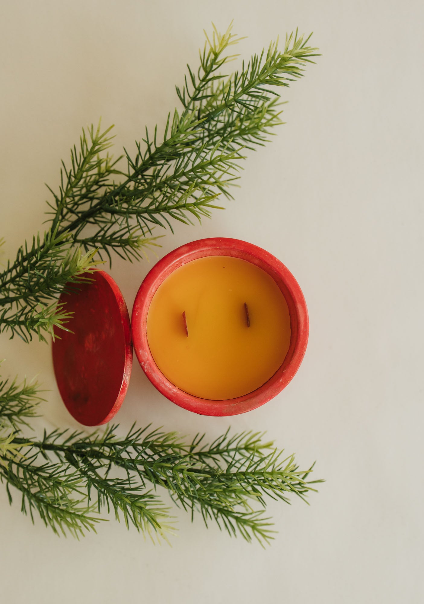 Home for the Holidays Beeswax Candle