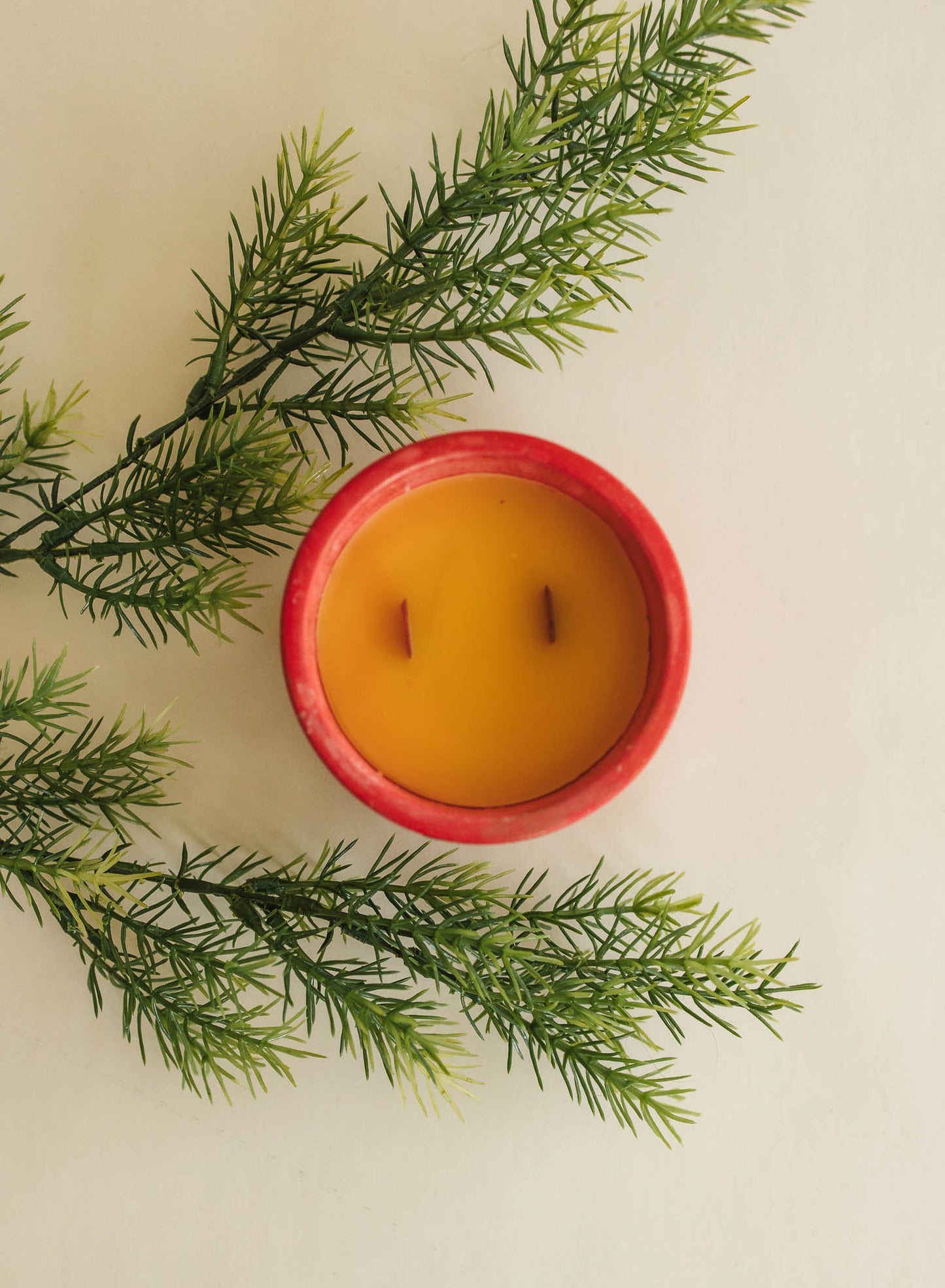 Home for the Holidays Beeswax Candle