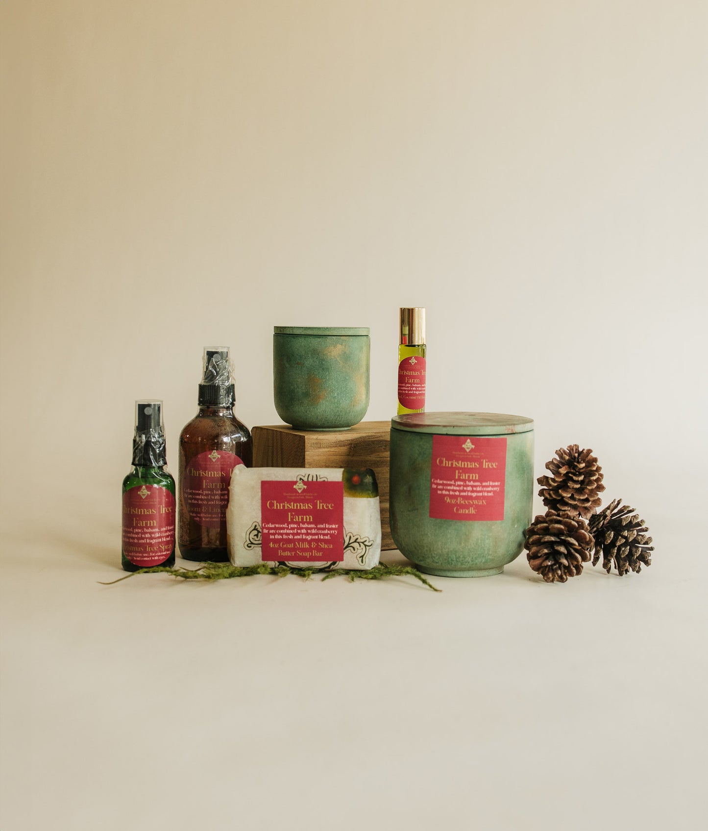 Christmas Tree Coconut Oil Fragrance Roller