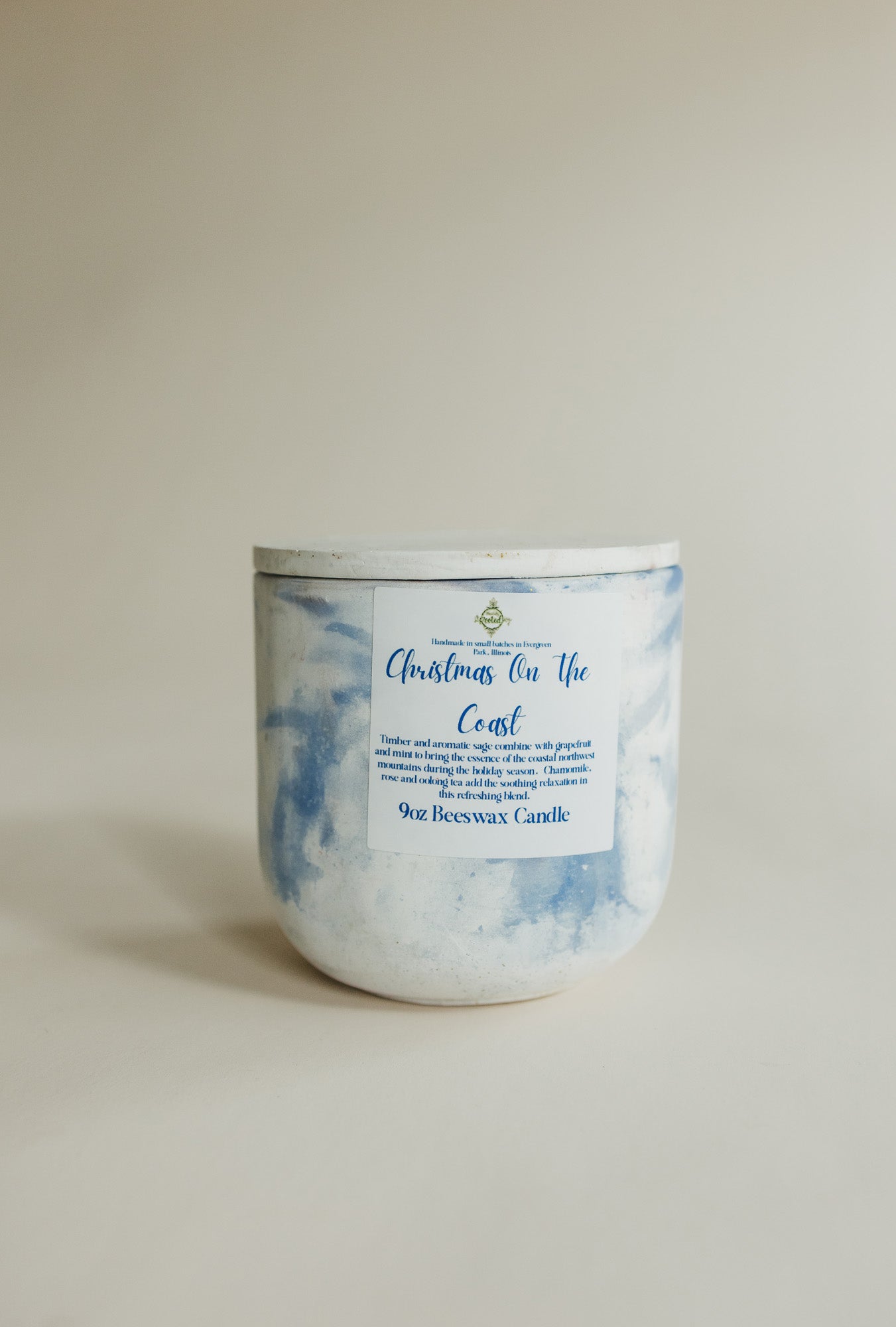 Christmas on the Coast Beeswax Candle