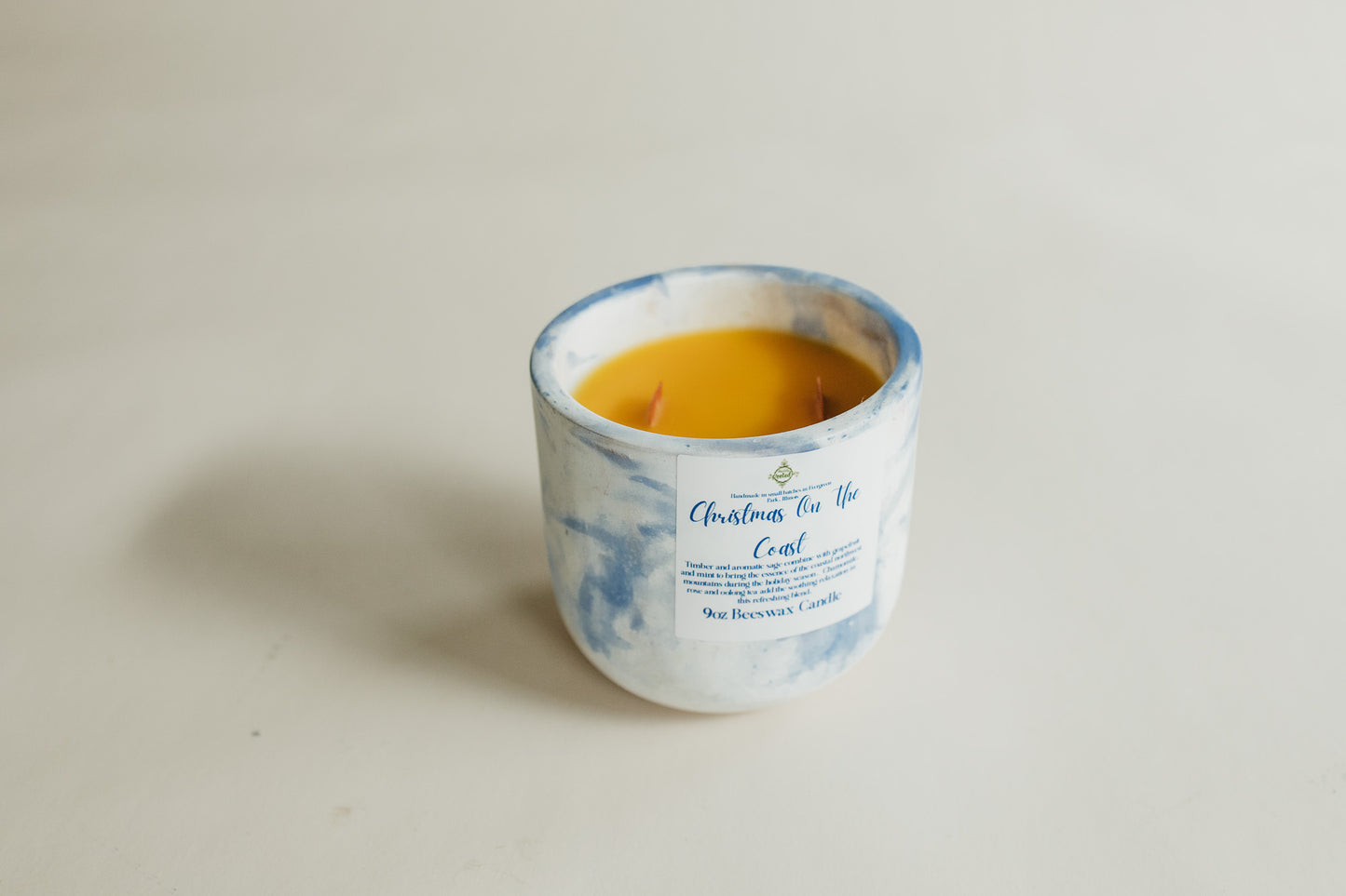 Christmas on the Coast Beeswax Candle