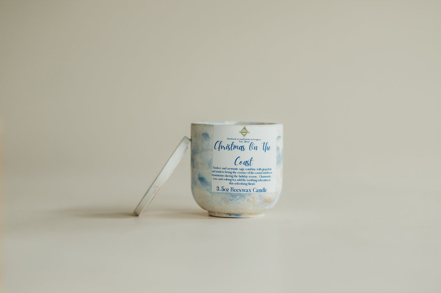 Christmas on the Coast Beeswax Candle