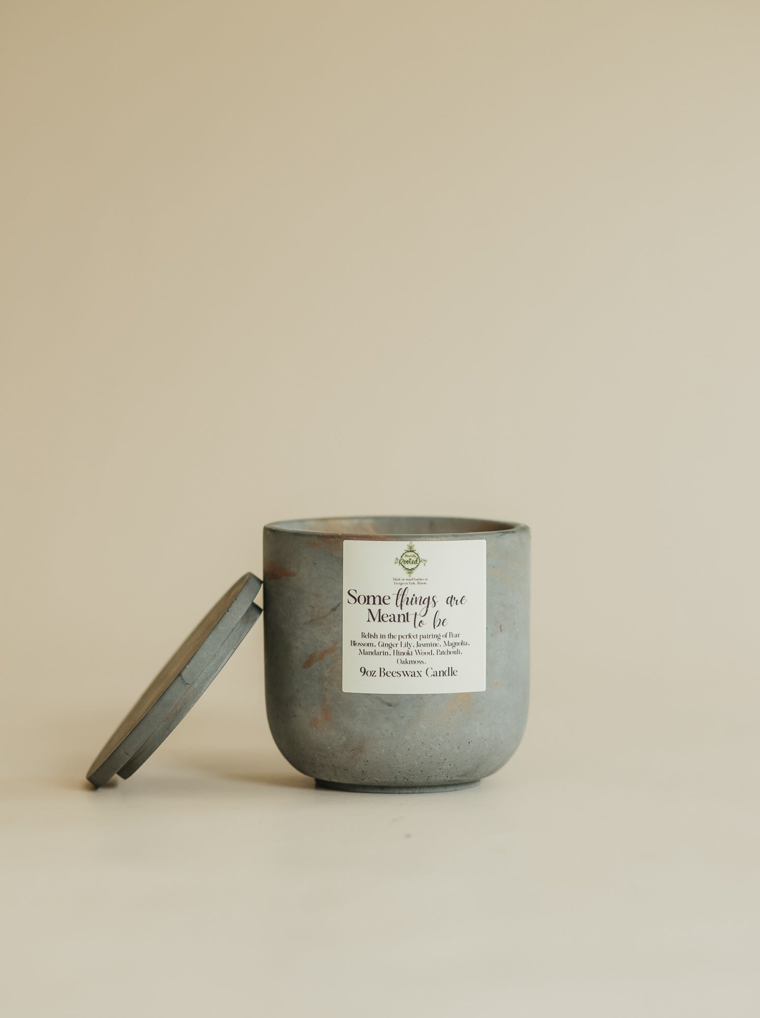 Some Things Are Meant to Be Beeswax Candle