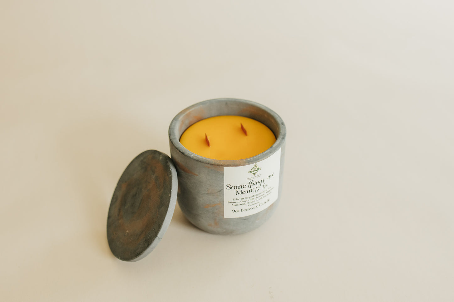 Some Things Are Meant to Be Beeswax Candle