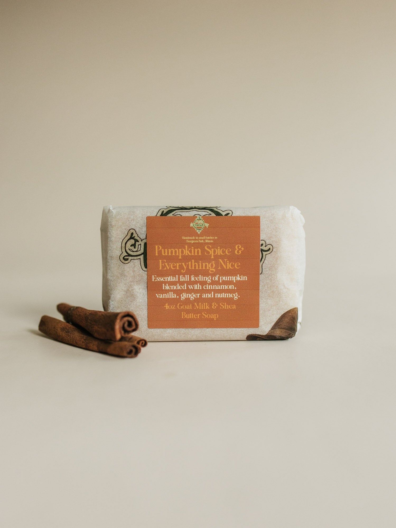 Pumpkin Spice & Everything Nice Goat Milk & Shea Butter Soap Bar
