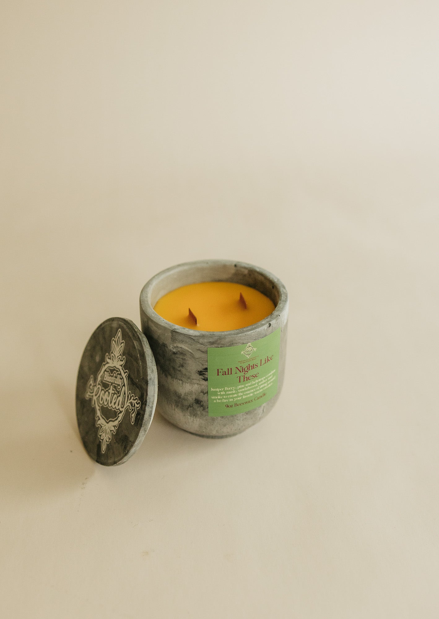 Fall Nights Like These 3.5oz Beeswax Candle