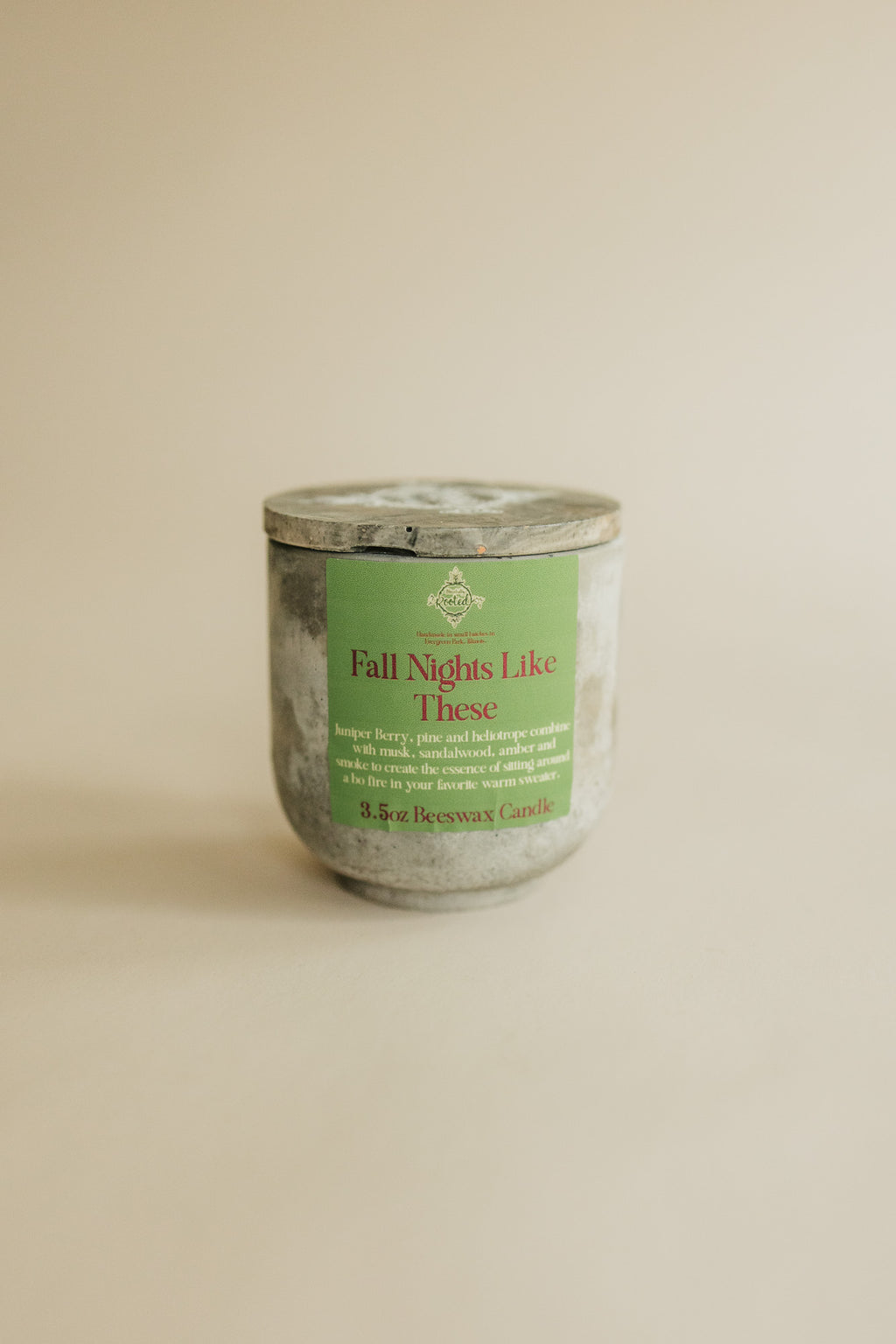 Fall Nights Like These 3.5oz Beeswax Candle