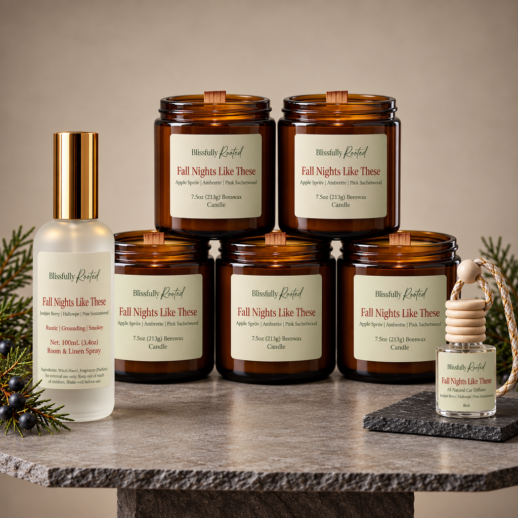Complete the Ritual Trio | 7.5oz Candle + Room Spray + Car Diffuser | Fall Nights Like These