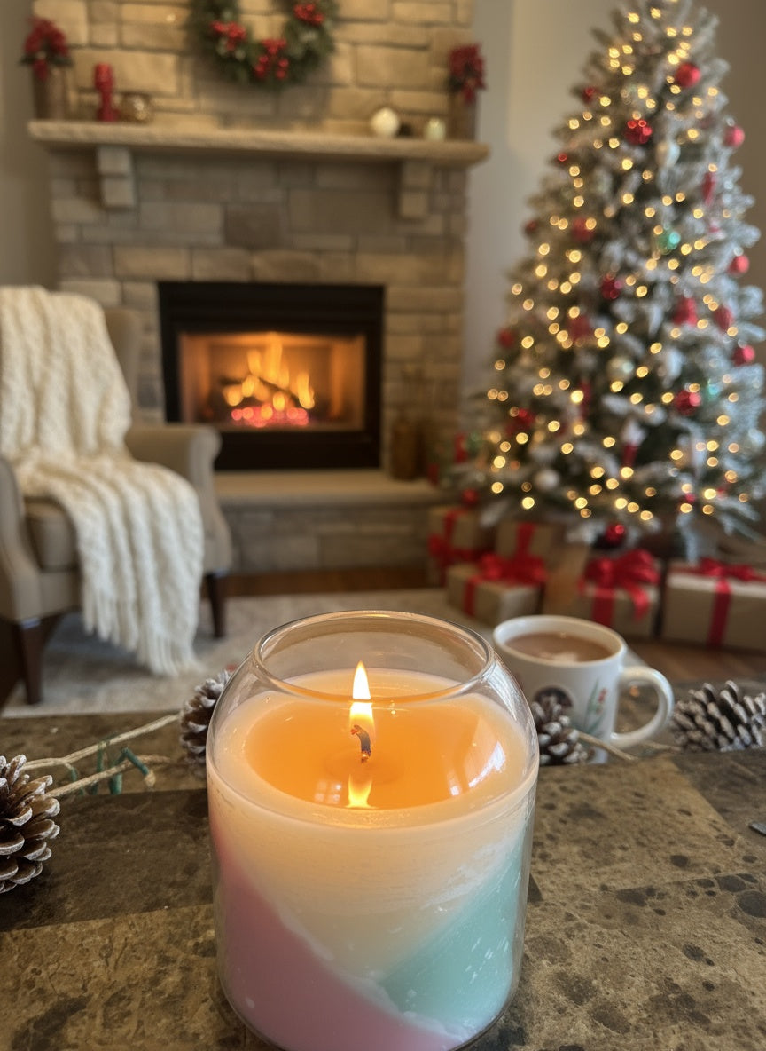 Christmas Tree Farm Beeswax Candle