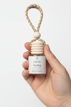 Small cylindrical container with a white cap and labeled 'Last One Standing' being held by a hand for a size comparison. 