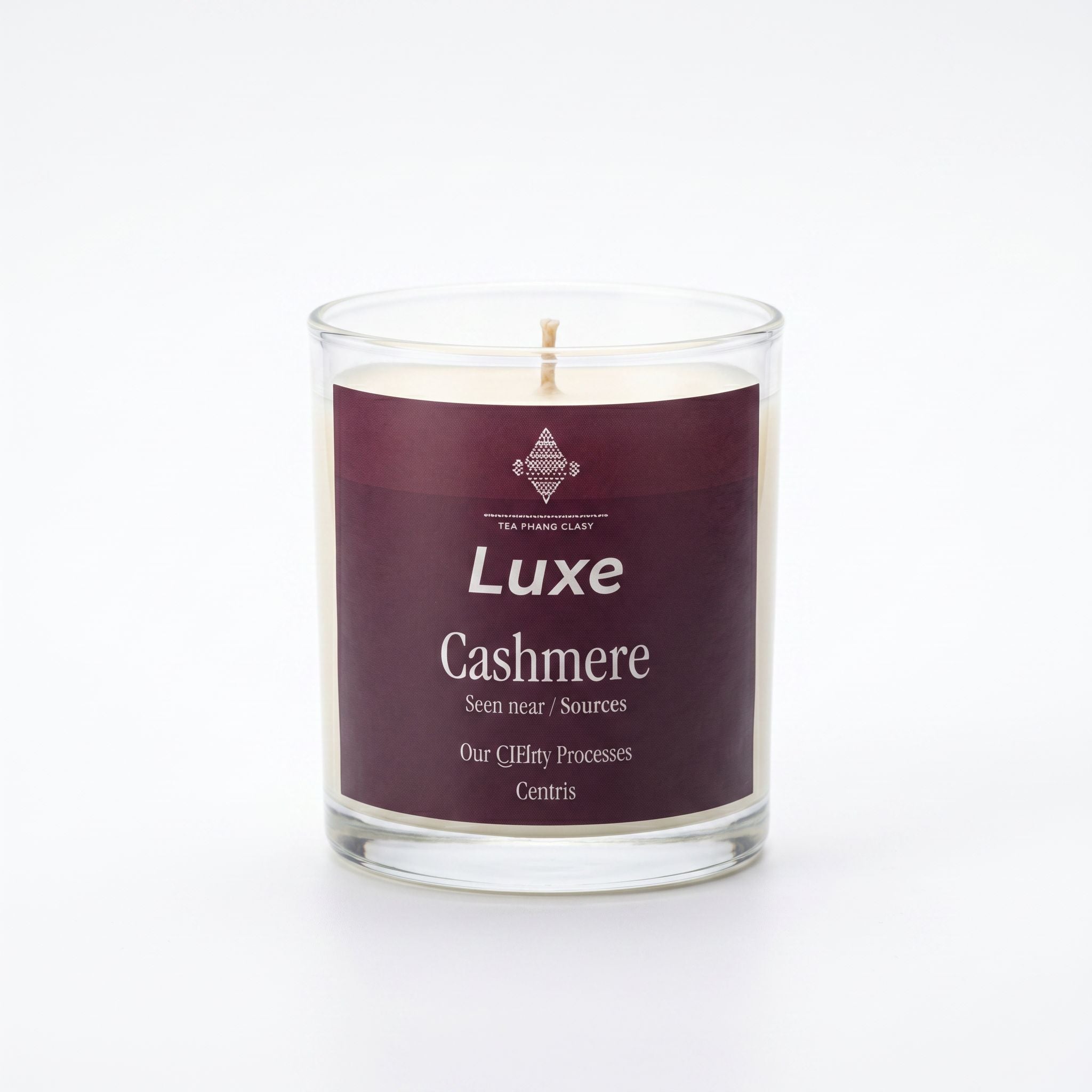 Luxe Cashmere - Beeswax Candle - 8oz - Cashmere, Amber, Cedarwood