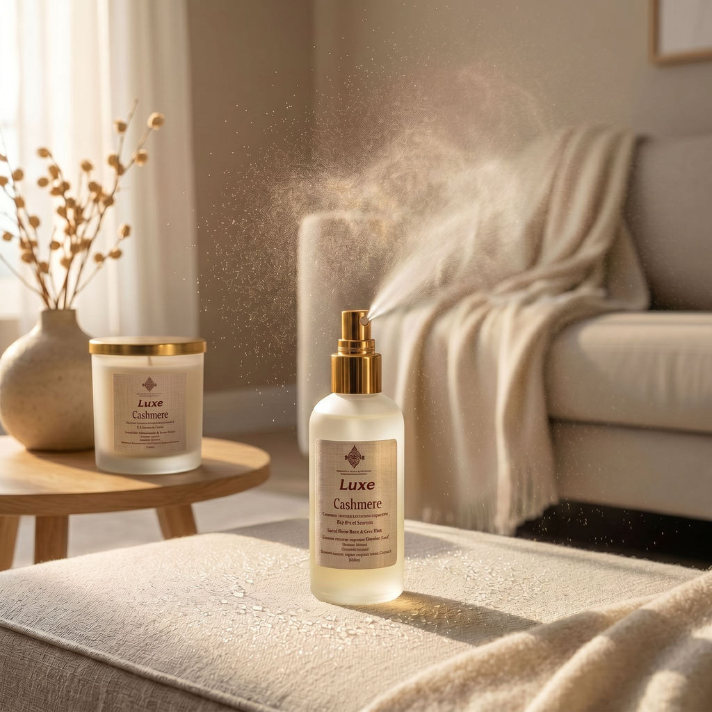 Luxe Cashmere - Room & Linen Spray - Cashmere, Amber, Cedarwood